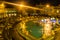 Szechenyi thermal bath at night, Budapest