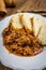 Szeged goulash with dumpling