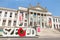 SZEGED, HUNGARY - JULY 21, 2017: Main building of Mora Ferenc Museum in the end of the afternoon, with the Szeged logo in front.