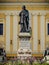 Szent Laszlo Kirkaly statue in front of the Romano-Catholic Cathedral in Oradea, NagyvÃ¡rad, Romania