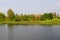 Szkarpawa River in summer.