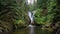 Szklarki waterfall in the Karkonosze Mountains