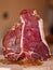 T bone steak, called in Italian Florentine steak