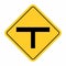T-Junction Traffic Road Sign
