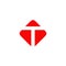 T letter inital icon logo design vector template