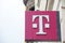 T Mobile Logo on their main shop in Brno.