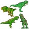 t-rex fast lizard dinosaur ancient fast predator Jurassic