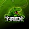 T-rex logo esport