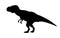 T-rex tyrannosaurus silhouette