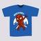 T-shirt Blue Print Design Superhero Ninja