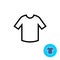 T-shirt clothes icon