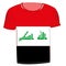 T-shirt flag Iraq