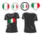 T-shirt with the flag of Italy