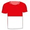 T-shirt with flag Monaco