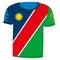 T-shirt flag Namibia