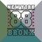 T-shirt New York bronx, athletics Typography, Fashion college, s