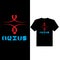 T-shirt ,NEXUS letter with creative design shape,N E X U S creative style,letter with shape style