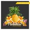 T-shirt Pineapple Background