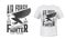 T-shirt print, air force gothic eagle hawk