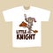 T-shirt Print Design Little Knight