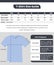 T-Shirt sizes guide design template