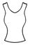 T-shirt with two straps. Women\\\'s clothing with a narrow waist. Doodle style. Ladies summer outfit