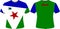 T Shirts Design with Djibouti Flag Vectors