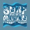 T-shirts surf, Malibu, ocean surfing, T-shirt inscription
