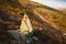 T sign turistforening mountain landscape Norway national park Do