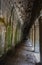 Ta Prohm, part of Khmer temple complex, Asia. Siem Reap, Cambodia. Ancient Khmer architecture in jungle.