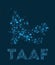 TAAF network map.