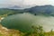 Taal Volcano lake at summit