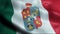 Tabasco City Flag Country Mexico Closeup View 3D Rendering