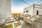 Table, cushions and chairs in Ostuni