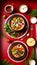 Table dining Gourmet cuisine celebrates the holiday background material