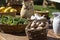 Table full of fresh garden variety vegetables