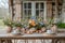 A Table Graced with Nature\\\'s Beauty, Ready for an Easter Family Gathering, Spring\\\'s Bounty