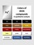 A table of inorganic Iron compounds colors