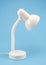 Table lamp on azure background