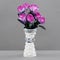 Table lamp bouquet of flowers