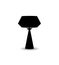 Table lamp silhouette, work, study decor