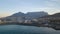 Table mountain in cape town with the waterfront