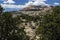 Table Mountain from Powell Point near Escalante Utah USA