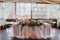 Table, setting, event, party, wedding, reception, beach.