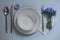 Table setting for one person spring