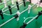 Table soccer closeup , kicker table - team concept -