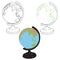 Table Study Earth Globe in Color and Black Line Art