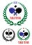 Table tennis emblems and symbols