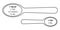 Tablespoon and teaspoon converted to ounces and milliliters. Kitchen conversions chart. Metric units of cooking