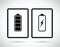 Tablet battery charging icon